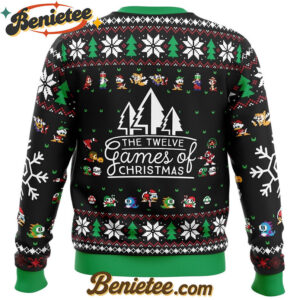 12 Games of Christmas Ugly Christmas Sweater