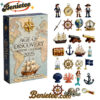 2025 AGE OF DISCOVERY Collector's Countdown Edition, Christmas Countdown Advent Calendar Gift Box with 24 Acrylic Ornaments
