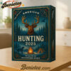 2025 American Hunting Advent Calendar, Christmas Countdown Advent Calendar Gift Box with 24 Acrylic Ornaments