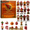 2025 Arizona Cardinals Advent Calendar, Christmas Countdown Advent Calendar Gift Box with 24 Acrylic Ornaments