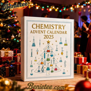 2025 Chemistry Advent Calendar - A Scientific Christmas Countdown, Christmas Countdown Advent Calendar Gift Box with 24 Acrylic Ornaments