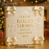 2025 Classic Ballet Shows Advent Calendar, Christmas Countdown Advent Calendar Gift Box with 24 Acrylic Ornaments