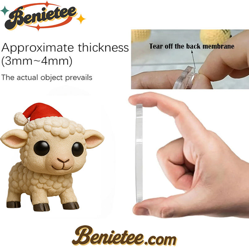 2025 Farm Advent Calendar, Christmas Countdown Advent Calendar Gift Box with 24 Acrylic Ornaments