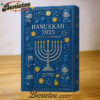 2025 Hanukkah Advent Calendar, Christmas Countdown Advent Calendar Gift Box with 24 Acrylic Ornaments