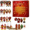 2025 Iowa State Cyclones Advent Calendar, Christmas Countdown Advent Calendar Gift Box with 24 Acrylic Ornaments