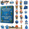 2025 Kentucky Wildcats Advent Calendar, Christmas Countdown Advent Calendar Gift Box with 24 Acrylic Ornaments
