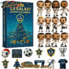 2025 LA Galaxy Advent Calendar, Christmas Countdown Advent Calendar Gift Box with 24 Acrylic Ornaments