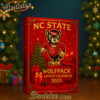 2025 NC State Wolfpack Advent Calendar, Christmas Countdown Advent Calendar Gift Box with 24 Acrylic Ornaments