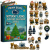 2025 Penn State Nittany Lions Advent Calendar, Christmas Countdown Advent Calendar Gift Box with 24 Acrylic Ornaments
