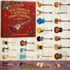 2025 Rock Around the Guitar Advent Calendar, Christmas Countdown Advent Calendar Gift Box with 24 Acrylic Ornaments