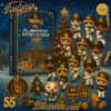 2025 San Diego Padres 55TH ANNIVERSARY Advent Calendar, Christmas Countdown Advent Calendar Gift Box with 24 Acrylic Ornaments