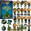 2025 Seattle Sounders FC Advent Calendar, Christmas Countdown Advent Calendar Gift Box with 24 Acrylic Ornaments