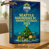 2025 Seattle Sounders FC Advent Calendar, Christmas Countdown Advent Calendar Gift Box with 24 Acrylic Ornaments