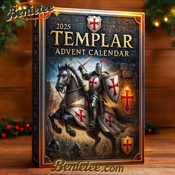 2025 Templar Advent Calendar, Christmas Countdown Advent Calendar Gift Box with 24 Acrylic Ornaments