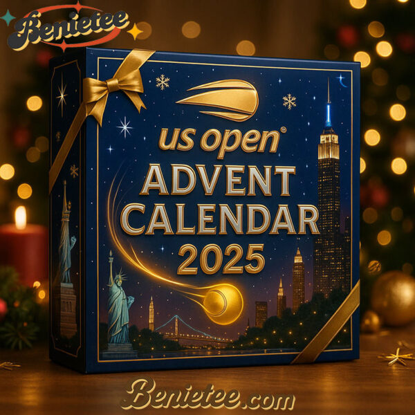 2025 US Open Tennis Advent Calendar, Christmas Countdown Advent Calendar Gift Box with 24 Acrylic Ornaments