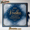 2025 Vodka Advent Calendar, Christmas Countdown Advent Calendar Gift Box with 24 Acrylic Ornaments