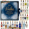 2025 Vodka Advent Calendar, Christmas Countdown Advent Calendar Gift Box with 24 Acrylic Ornaments
