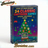24 Classic Cartridge Game Advent Calendar 2025, Christmas Countdown Advent Calendar Gift Box with 24 Acrylic Ornaments