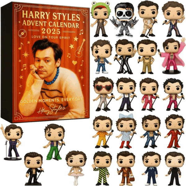 Harry Styles Advent Calendar 2025, Christmas Countdown Advent Calendar Gift Box with 24 Acrylic Ornaments