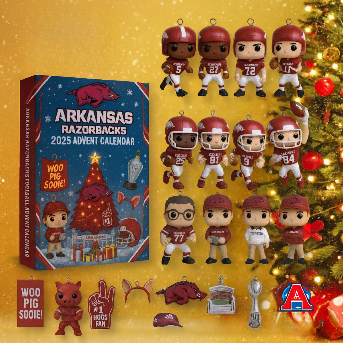 Arkansas Razorbacks Advent Calendar 2025