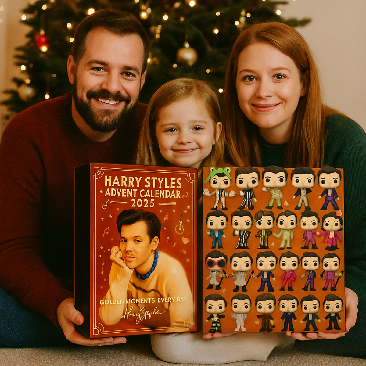 Harry Styles Advent Calendar 2025, Christmas Countdown Advent Calendar Gift Box with 24 Acrylic Ornaments