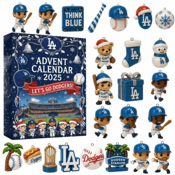 Los Angeles Dodgers Lets Go Dodgers Advent Calendar 2025
