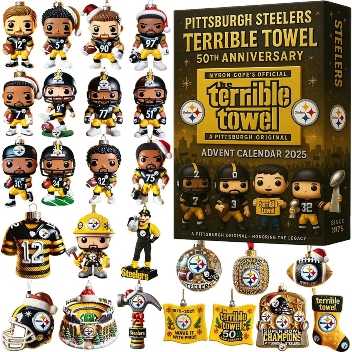 The Pittsburgh Steelers Terrible Towel Advent Calendar