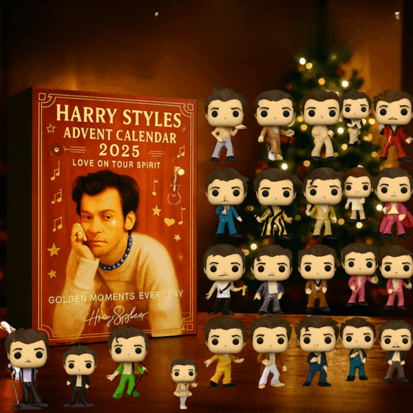 Harry Styles Advent Calendar 2025, Christmas Countdown Advent Calendar Gift Box with 24 Acrylic Ornaments