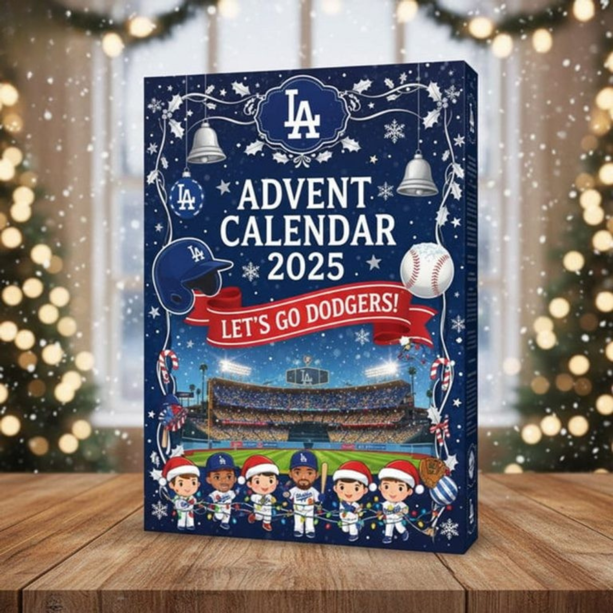 Los Angeles Dodgers Lets Go Dodgers Advent Calendar 2025
