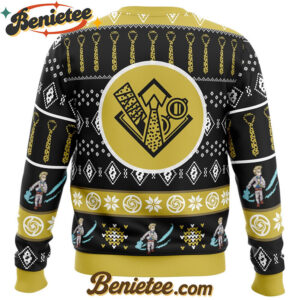 73 Sorcerer Nanami Kento Jujutsu Kaisen Ugly Christmas Sweater