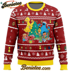 A Sesame Street Christmas Sesame Street Ugly Christmas Sweater