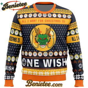 A Very Shenron Christmas Dragon Ball Z Ugly Christmas Sweater