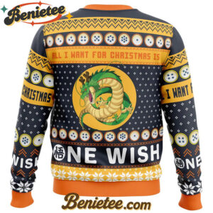 A Very Shenron Christmas Dragon Ball Z Ugly Christmas Sweater