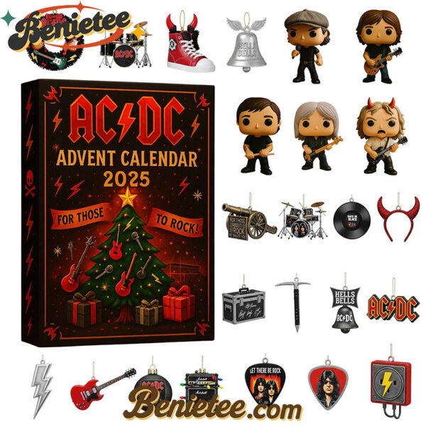 ACD Premium Advent Calendar 2025 CHRISTMAS GIFT, CHRISTMAS IDEA, Christmas Countdown Advent Calendar Gift Box with 24 Acrylic Ornaments