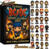 ACDC Advent Calendar 2025, Christmas Countdown Advent Calendar Gift Box with 24 Acrylic Ornaments