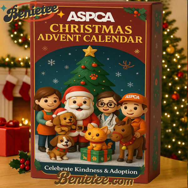 ASPCA 160th Anniversary Christmas Advent Calendar, Christmas Countdown Advent Calendar Gift Box with 24 Acrylic Ornaments