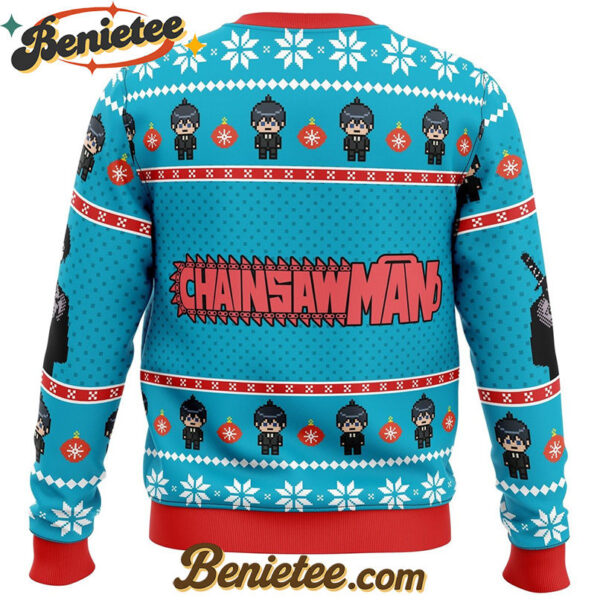 Aki Chainsaw Man Ugly Christmas Sweater