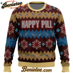 Akira Happy Pill Ugly Christmas Sweater
