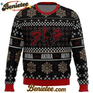 Akira Kanji Name Ugly Christmas Sweater