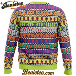 All Symbols Pattern Jojo's Bizarre Adventure Christmas Sweater