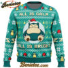 All is Calm All Bright Snorlax Pokemon Ugly Christmas Sweater