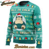 All is Calm All Bright Snorlax Pokemon Ugly Christmas Sweater