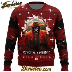 Alucard Hellsing Ugly Christmas Sweater