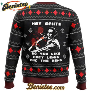 American Santa American Psycho Ugly Christmas Sweater