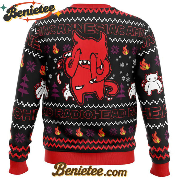 Amnesiac Radiohead Ugly Christmas Sweater