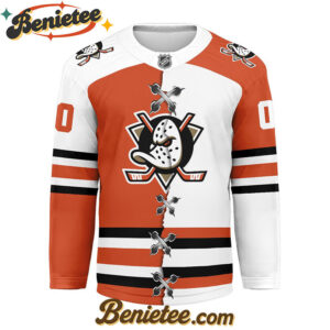 Anaheim Ducks - Premium NHL Personalized Split Color Hockey Jersey