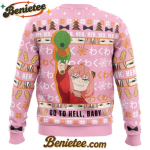Anya Go To Hell Baby Spy X Family Ugly Christmas Sweater