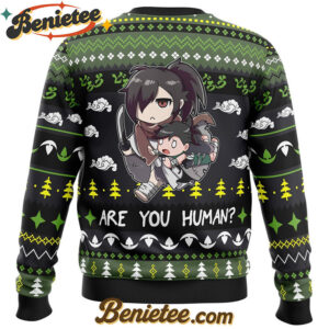 Are You Human Dororo Ugly Christmas Sweater