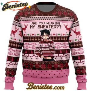 Are You Wearing My Sweater?? Attack on Titan Ugly Christmas Sweaters