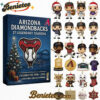 Arizona Diamondbacks Advent Calendar 2025 27TH ANNIVERSARY Christmas Gift, Christmas Idea, Christmas Countdown Advent Calendar Gift Box with 24 Acrylic Ornaments